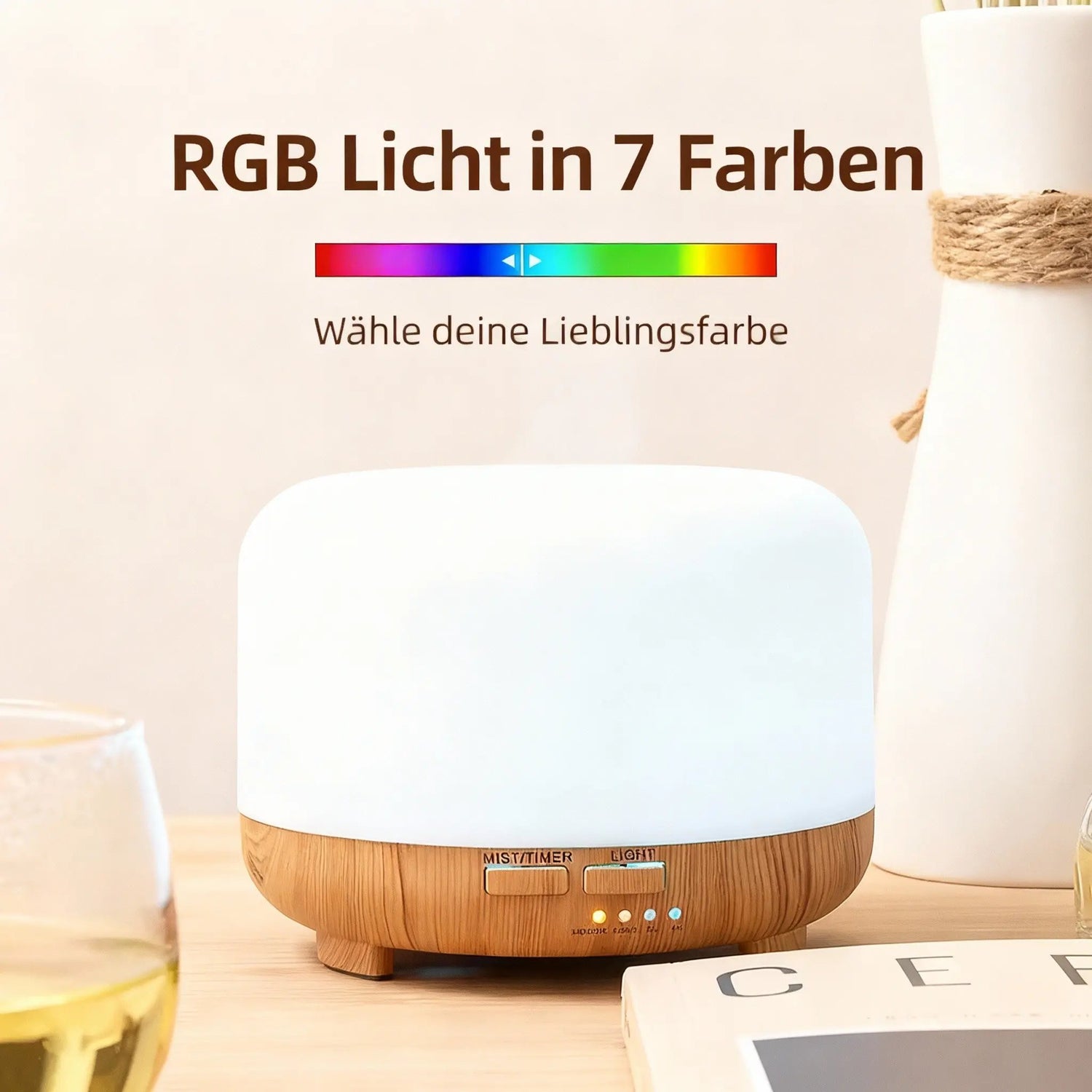 Luftbefeuchter 7 LED-Farben